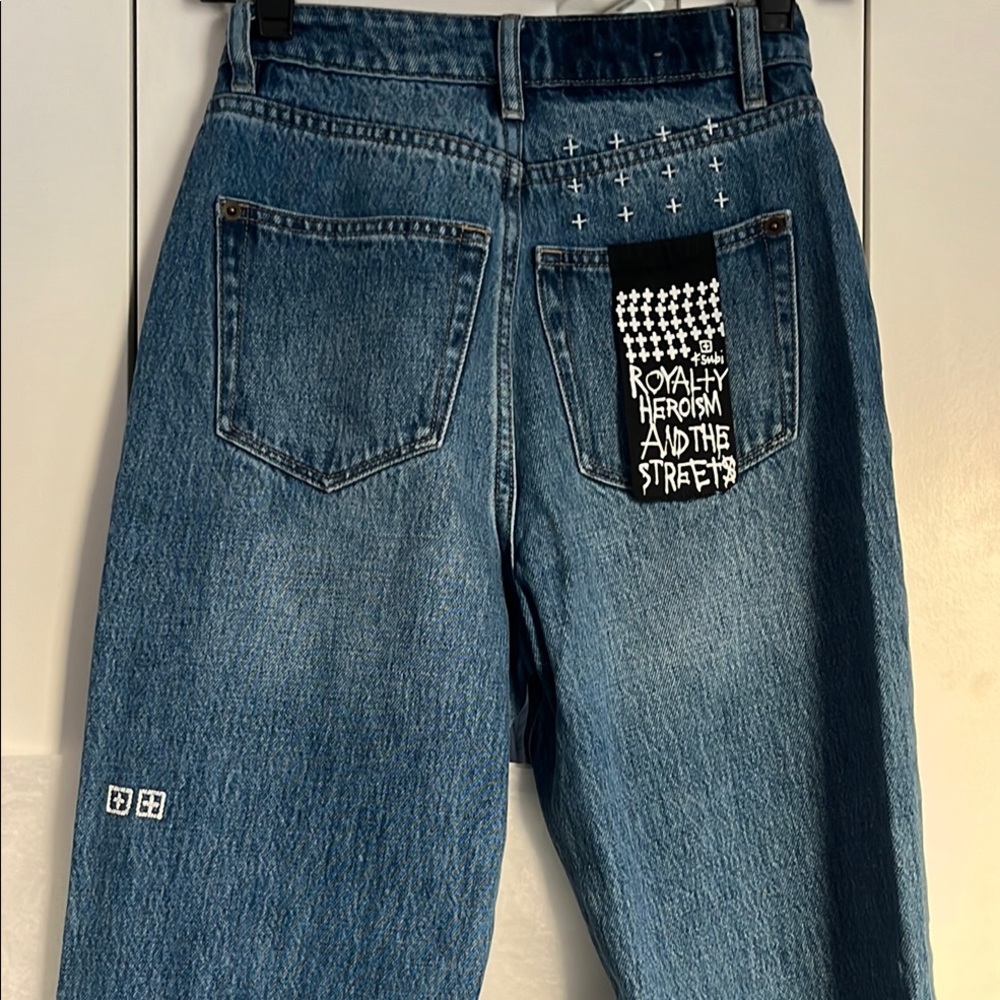 KSUBI women Classic Blue Denim Jeans size 24 in great condition